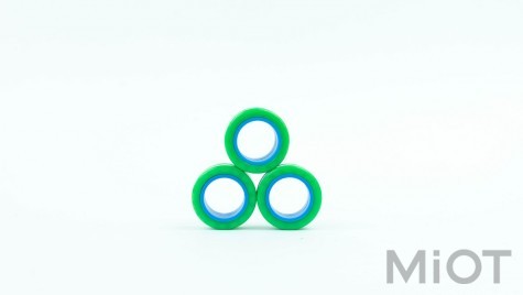 Магнітні кільця FinGears Magnetic Rings Sets Size M Green-Blue (FG380MGRBLU)