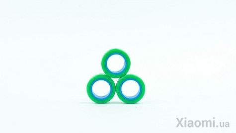 Магнитные кольца FinGears Magnetic Rings Sets Size M Green-Blue (FG380MGRBLU)