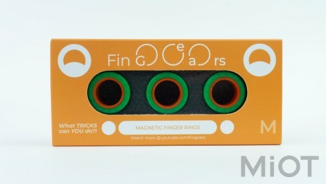 Магнітні кільця FinGears Magnetic Rings Sets Size M Green-Orange (FG380MGROR)