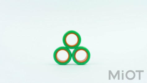 Магнітні кільця FinGears Magnetic Rings Sets Size M Green-Orange (FG380MGROR)