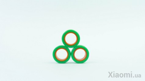 Магнитные кольца FinGears Magnetic Rings Sets Size M Green-Orange (FG380MGROR)