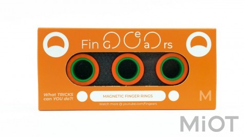 Магнітні кільця FinGears Magnetic Rings Sets Size M Orange-Green (FG380MORGR)