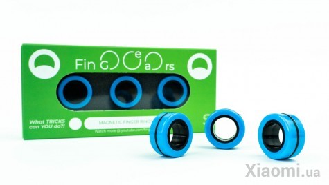 Магнитные кольца FinGears Magnetic Rings Sets Size S Blue-Black (FG380SBLUBLK)