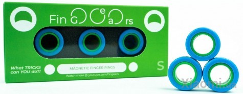 Магнитные кольца FinGears Magnetic Rings Sets Size S Blue-Green (FG380SBLUGR)
