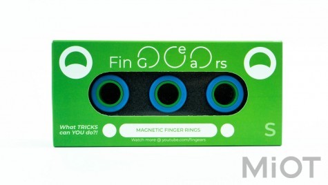 Магнітні кільця FinGears Magnetic Rings Sets Size S Blue-Green (FG380SBLUGR)