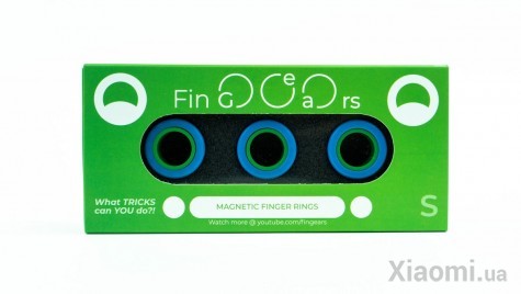 Магнитные кольца FinGears Magnetic Rings Sets Size S Blue-Green (FG380SBLUGR)