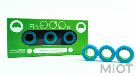 Магнітні кільця FinGears Magnetic Rings Sets Size S Blue-Green (FG380SBLUGR)