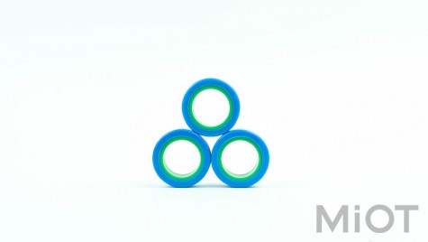Магнітні кільця FinGears Magnetic Rings Sets Size S Blue-Green (FG380SBLUGR)