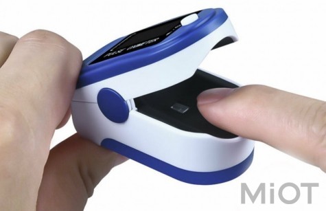 Пульсоксиметр Fingertip Pulse Oximeter AB-88 + Чохол