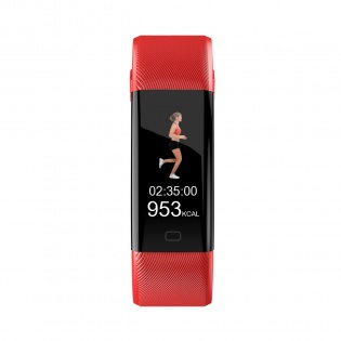 Фитнес браслет Lemfo F07 Max с измерением давления (Красный)