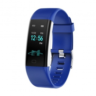 Фітнес браслет Lemfo F07 Max із вимірюванням тиску (Синій)