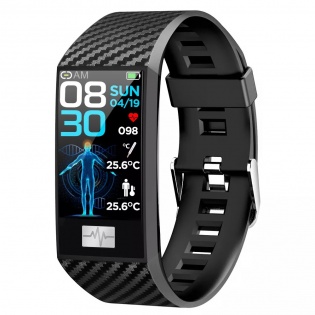 Фитнес браслет NO.1 DT58 Pro с датчиком температуры (Черный)