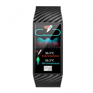 Фитнес браслет NO.1 DT58 Pro с датчиком температуры (Черный)