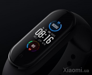Фитнес-браслет Xiaomi Mi Band 5 Black ORIGINAL