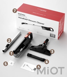 Ручной вертикальный пылесос Xiaomi Enchen Vacuum Cleaner V3