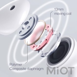 Беспроводные наушники Xiaomi MiiiW Conch True Wireless Earphone W200 White (MWTW04)