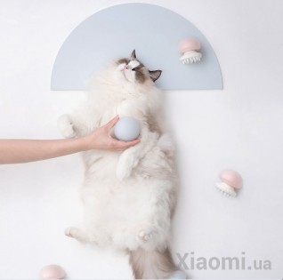 Массажная расческа для животных JellyFish FURRYTAIL Pet Massage Comb Blue
