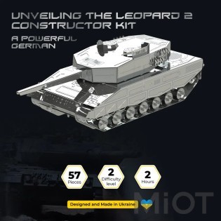 Модель танка Leopard 2 для сборки Metal-Time MT079