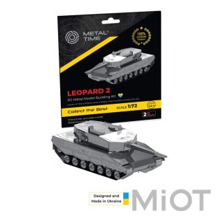 Модель танка Leopard 2 для сборки Metal-Time MT079
