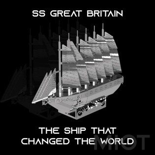 Корабель Великобританія модель SS Great Britain Ship Metal-Time MT080