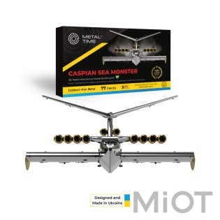 Экраноплан модель-конструктор Metal-Time Caspian Sea Monster Ekranoplan MT099