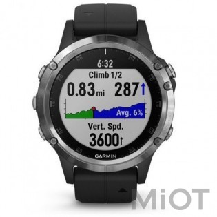 Розумний годинник Xiaomi Garmin Fenix 5 Plus Sapphire Black