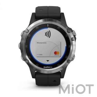 Розумний годинник Xiaomi Garmin Fenix 5 Plus Sapphire Black