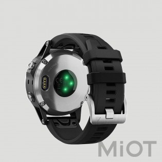Розумний годинник Xiaomi Garmin Fenix 5 Plus Sapphire Black