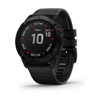 Умные часы GARMIN Fenix 6X Pro Black with Black Band