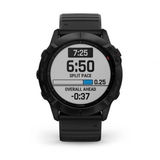 Умные часы GARMIN Fenix 6X Pro Black with Black Band
