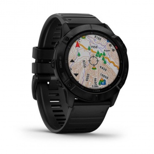 Умные часы GARMIN Fenix 6X Pro Black with Black Band
