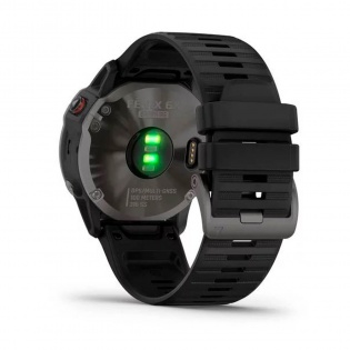 Умные часы GARMIN Fenix 6X Sapphire Carbon Grey DLC with Black Band
