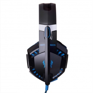 Геймерские наушники Kotion Each G2000 Pro Gaming с подсветкой (Черно-синий)