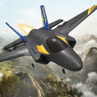 Глайдер на радіокеруванні KFPLAN KF605 із гіроскопом (Чорний)