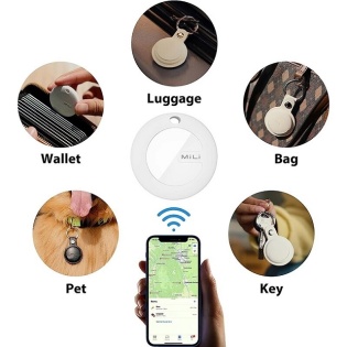 GPS трекер c маячком для собак MiTag (Белый)