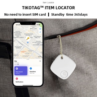 GPS трекер для домашніх тварин TidoTag (Білий)