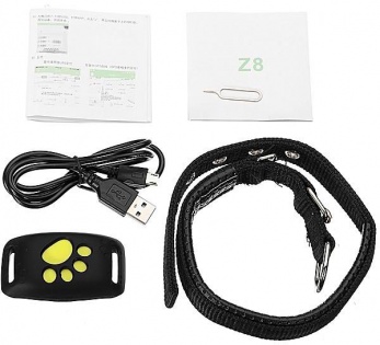GPS трекер для собак и кошек GPS collar Z8 (Черный)