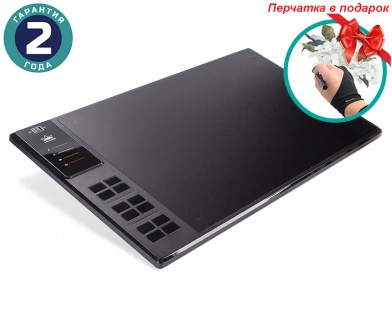 Графический планшет Huion Giano WH1409 + перчатка
