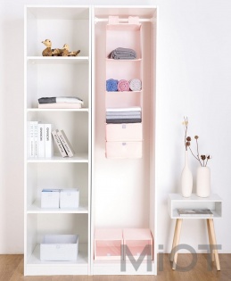 Підвісний органайзер для зберігання білизни Xiaomi Nature Household Element Pink