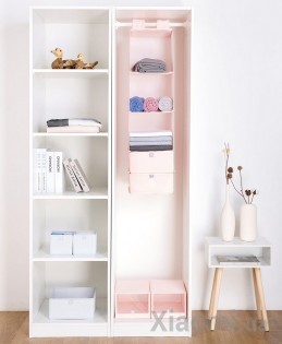 Ящик для хранения одежды подвесной Xiaomi Nature Household Element Pink