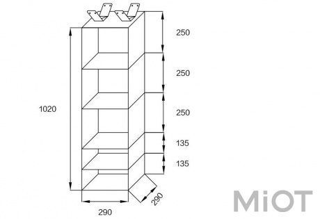 Підвісний органайзер для зберігання білизни Xiaomi Nature Household Element Pink