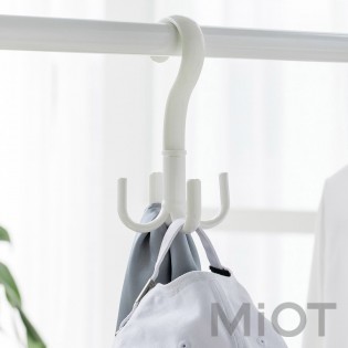 Вішалка з чотирма гачками Xiaomi Jordan Judy 2pcs White