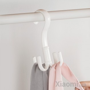 Вешалка с четырьмя крючками Xiaomi Jordan Judy 2pcs White