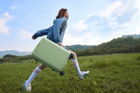 Чемодан Xiaomi Ninetygo HOBO Luggage 20` Green (6941413243704)