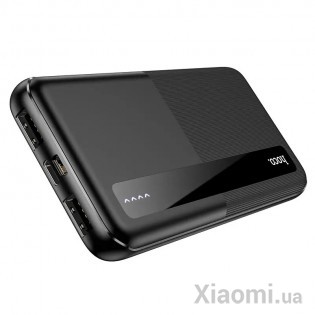 Універсальна батарея HOCO Tresor Powerbank J75 10000mAh 2USB/Type-C, 2A Black