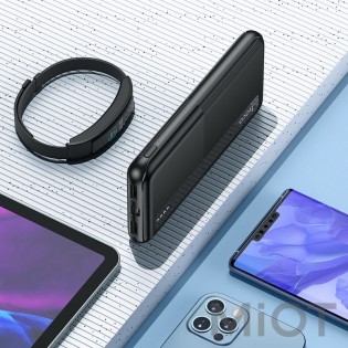 Універсальна батарея HOCO Tresor Powerbank J75 10000mAh 2USB/Type-C, 2A Black