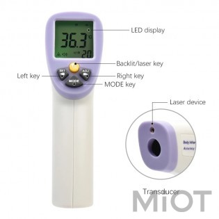 Безконтактний термометр Hti Body Infrared Thermometer (HT-820D)