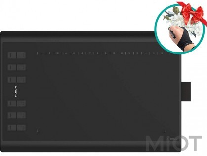 Графічний планшет Huion H1060P + рукавичка
