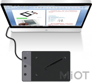 Графічний планшет Huion H420 + рукавичка