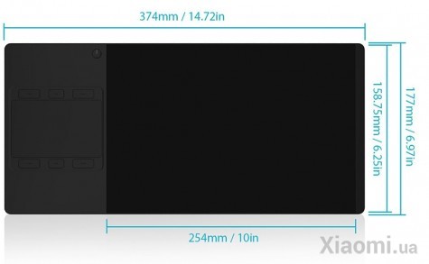 Графический планшет Huion Inspiroy G10T + перчатка